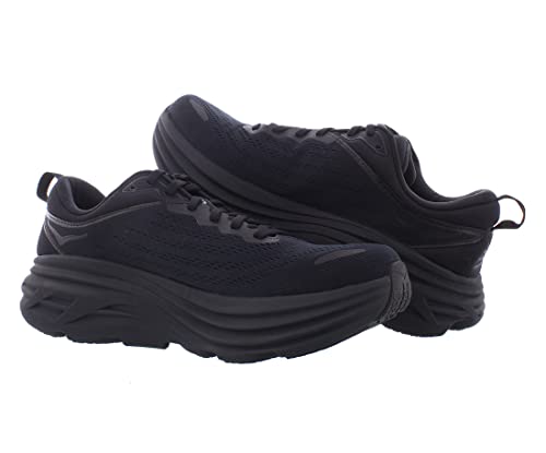 1123202 Hoka one one Bondi 8 Men's Black/Black 10.5 Like New