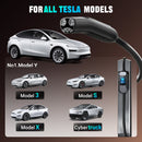 TERA 40A 240V PORTABLE EV CHARGER FOR TESLA P06 - BLACK - Like New