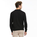 44S6S024-001 SAKS FIFTH AVENUE MEN'S JERSEY STITCH CREWNECK SWEATER SIZE L - Brand New