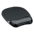 FELLOWES 9112101 CRYSTALS GEL MOUSE PAD AND WRIST SUPPORT CRC91121 - BLACK - Like New