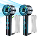 2PCS PORTABLE HANDHELD TURBO FAN 7000RPM HIGH-SPEED MOTOR RECHARGEABLE AAOLIN G2 - Like New