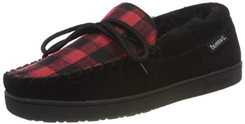 MOC2 BEARPAW MEN'S MOC II | SLIPPER SHOE | SIZE 10, BLACK Like New