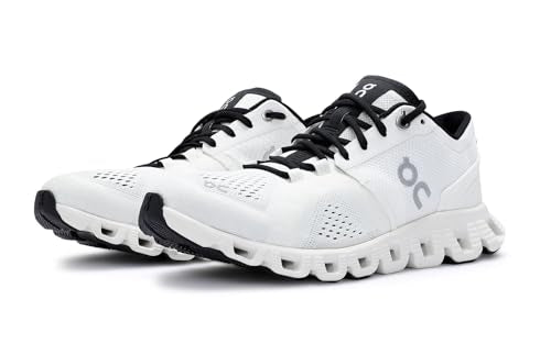 ON CLOUD X - SIZE 7 - WOMEN - WHITE/BLACK - Like New