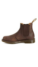 DR. MARTENS UNISEX 2976 CHELSEA BOOT DARK BROWN/CRAZY HORSE SIZE 8M/9W - Like New