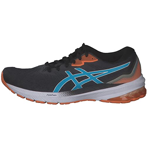 1011B354 ASICS Men's GT-1000 11 Running Shoes Black/Island Blue Size 9.5 Like New