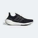 GX5591 Adidas Women's Ultraboost 22 Running Shoe, Black/Black/White, Size 7 Like New