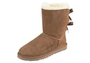 1016225 UGG WOMEN'S BAILEY BOW II BOOTS SIZE 9 - CHESTNUT Like New