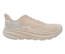 1127896 HOKA ONE ONE Clifton 9 Womens Shoes Shifting Sand/Eggnog Size 8 - Like New