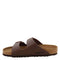 BIRKENSTOCK ARIZONA UNISEX SANDAL - SIZE: MEN 6 WOMEN 8 - DARK BROWN - Like New