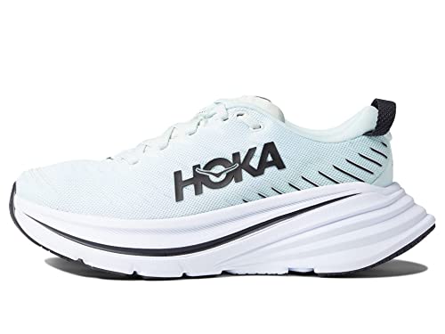 1113513 HOKA BONDI X WOMEN'S RUNNING SHOES BLUE GLASS / BILLOWING SAIL SIZE 8 Like New