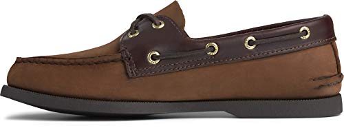 SPERRY MEN'S A/O 2 EYE SHOE - SIZE 11.5 MENS - BROWN BUCK - Scratch & Dent