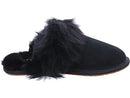 1122750 UGG WOMEN'S SCUFF SIS BLACK FLATS SIZE 7 Like New