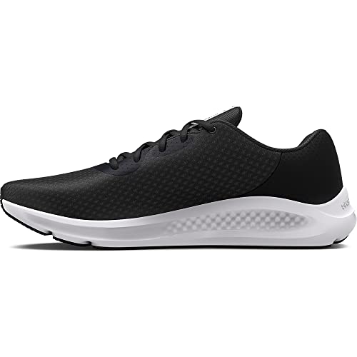 Under Armour Men's Charged Pursuit 3 Running Shoe Black/White - Scratch & Dent