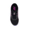 NEW BALANCE KIDS' 680 V6 LACE-UP RUNNING SHOE BLACK/MAGENTA POP/AURA-SIZE 2 WIDE Like New