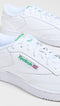 REEBOK CLUB C 85 SHOES SIZE 10 WHITE/GREEN Like New