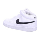 DN3577101 NIKE MEN'S COURT VISION MID SNEAKERS White Black White SIZE 11 - Like New