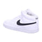 DN3577101 NIKE MEN'S COURT VISION MID SNEAKERS White Black White SIZE 11 - Like New