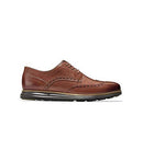 COLE HAAN ORIGINAL GRAND WINGTIP OXFORD, MEN SIZE 10.5, WOODBURY/JAVA Like New