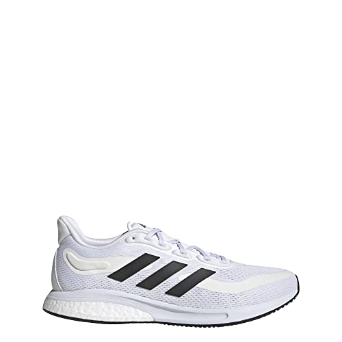 S42723 adidas Men Supernova Trail Running Shoe, White/Black/Dash Grey, Size 7.5 - Like New