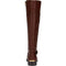 KENNETH COLE WOMENS THERMOPLASTIC SOLE GOLD HEEL RIDING BOOT SIZE 9 BROWN Like New