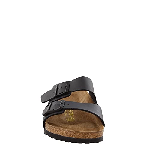 BIRKENSTOCK MEN'S ARIZONA BIRKO-FLOR SANDALS REGULAR FIT BLACK SIZE 7 - Like New