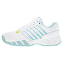 K-Swiss Juniors Bigshot Light 4 Tennis Shoes SIZE 4.5 White/Icy Morn/Love Bird Like New