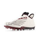 New Balance BurnX3 Men's Lacrosse Shoes, WHITE/CRIMSON/BLACK - SIZE 13 - Like New