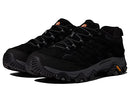 J035875W MERRELL MEN'S MOAB 3 WIDE WIDTH BLACK NIGHT SIZE 8.5 - Like New