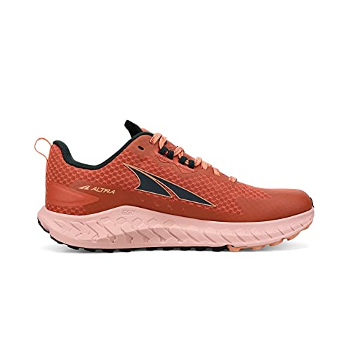 ALOA7R72680 ALTRA OUTROAD SIZE 10.5 RED/ORANGE Like New