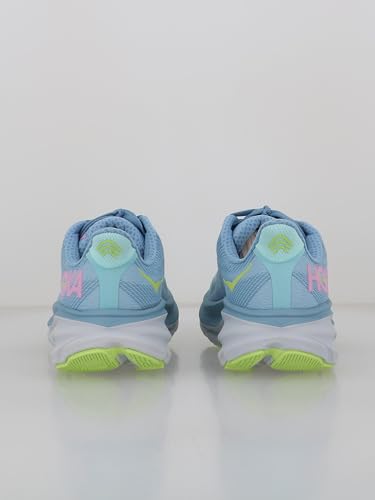 HOKA ONE ONE WOMENS CLIFTON 9 TEXTILE TRAINERS - DUSK PINK TWILIGHT - SIZE 7 - Like New