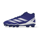 IF5105 adidas Men Adizero Impact.2 Football Sneaker, Blue/White/Blue, Size 8.5 Like New