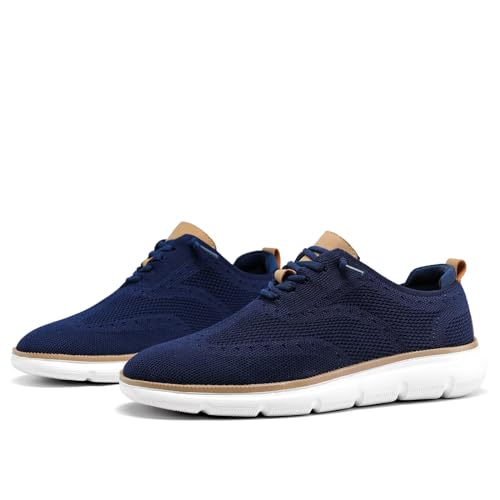 KEEZMZ CASUAL FASHION SNEAKERS DRESS OXFORDS BUSINESS SHOES SIZE: MEN 11 BLUE - Like New