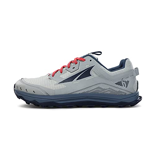 AL0A547L242 ALTRA LONE PEAK 6 MEN'S SIZE 9.5 GRAY/BLUE - Like New