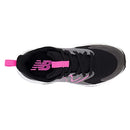 NEW BALANCE KIDS' RAVE RUN V2 LACE-UP RUNNING SHOE BLACK/VIBRANT PINK -SIZE 12.5 Like New