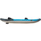 AQUAGLIDE CHINOOK 120 INFLATABLE 12' FOOT KAYAK KIT INCLUDES PUMP - BLUE/BLACK Like New