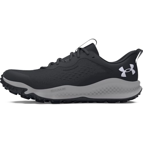 UNDER ARMOUR WOMEN'S CHARGED MAVEN TRAIL - SIZE 7 -   Anthracite/Black/White Like New