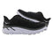 1110509 HOKA ONE ONE WOMEN'S CLIFTON 7 RUNNING SHOES BLACK/WHITE SIZE 8 Like New