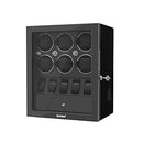DUKWIN Watch Winder 6 Automatic Lockable High-Gloss Piano Lacquer B0B2JXSQKX - Brand New