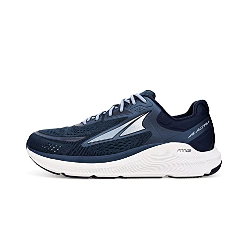 AL0A5471446 ALTRA MEN'S PARADIGM 6 ROAD RUNNING SHOE, SIZE 11.5, NAVY/LIGHT BLUE Like New