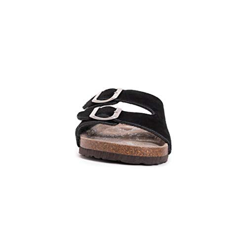 16450-001 MUK LUKS MARLA WOMENS SANDAL BLACK SIZE 11 - Like New