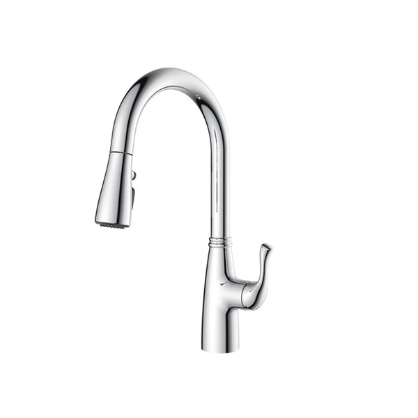 AMAZON BASICS PULL-DOWN KITCHEN FAUCET A40210 1 PACK - CHROME Like New