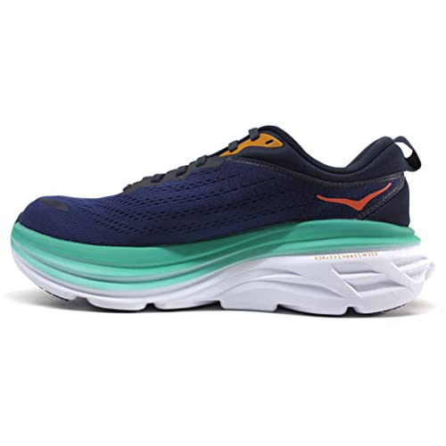 1127952 HOKA ONE ONE Womens Bondi 8 Outer Space Bellwether Blue Size 8 - Like New