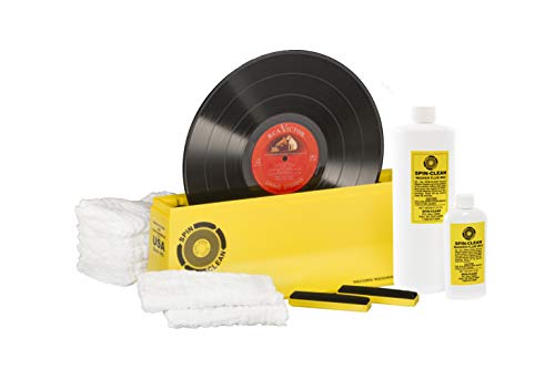 Spin-Clean Vinyl Record Washer Deluxe Kit | Offering Five Extra Drying Cloths Like New