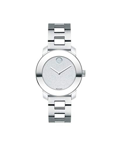 Movado Bold Women's Stainless Steel Case Silver Dial Stainless Steel Bracelet Like New