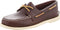 0195115 SPERRY AUTHENTIC ORIGINAL MEN'S CASUAL SHOES - SIZE 8.5- CLASSIC BROWN Like New