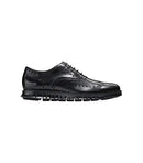 C20719 COLE HAAN MEN'S ZEROGRAND WING OXFORD LEATHER SHOES BLACK SIZE 12 - Like New