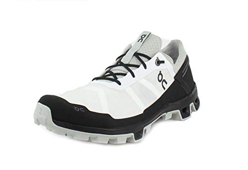 34.99849 On Running Mens Cloudventure Peak White/Black Size 12.5 Like New