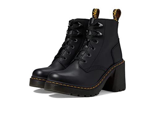 27613001 DR. MARTENS WOMEN'S JESY 6 TIE BOOT FASHION BLACK SENDAL SIZE 7 Like New