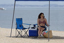 SHELTERLOGIC QUIK CHAIR PORTABLE FOLDING CHAIR 146111 - BLUE - Like New