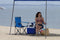 SHELTERLOGIC QUIK CHAIR PORTABLE FOLDING CHAIR 146111 - BLUE - Like New